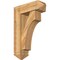 Ekena Millwork Westlake Arts and Crafts Rough Sawn Bracket w/ Offset Brace, Western Red Cedar, 8"W x 24"D x 36"H BKT0806X24X36WTL03RWR - alternate 1
